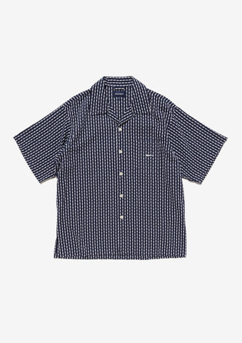 PIER OPEN COLLAR TEXTILE SS SHIRT