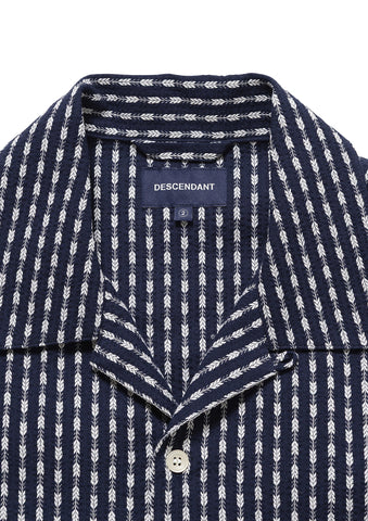 PIER OPEN COLLAR TEXTILE SS SHIRT