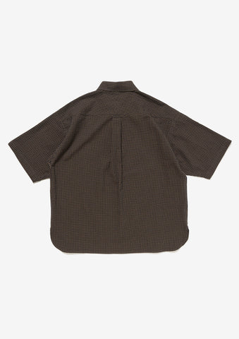 VOIL PULLOVER PLAID SS SHIRT