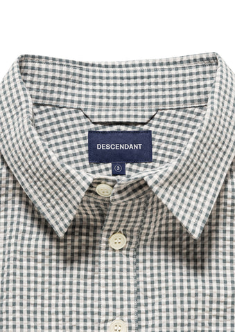 VOIL PULLOVER PLAID SS SHIRT