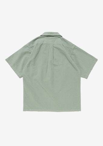 S WIND OPEN COLLAR SEERSUCKER SS SHIRT