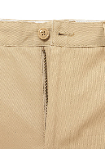 DC-6 ORGANIC COTTON TWILL TROUSERS
