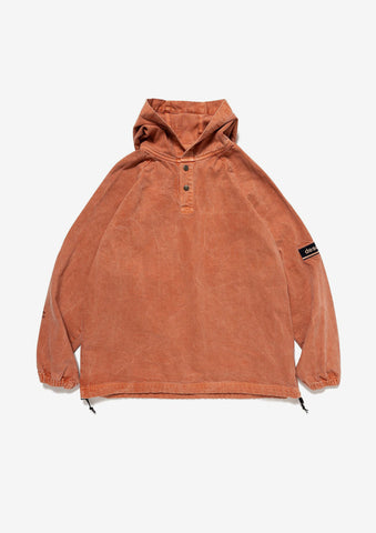 MOLE HOODED LS SHIRT PIGMENT DYE