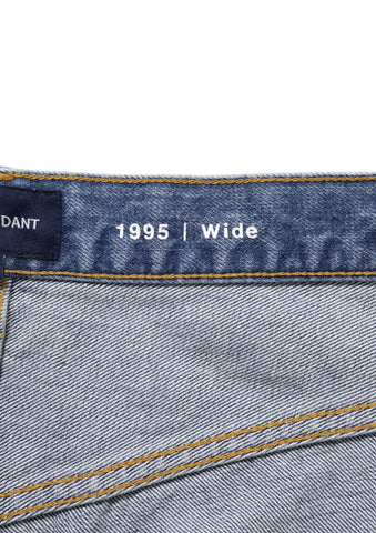 1995 DENIM TROUSERS BAGGY HARD WASH