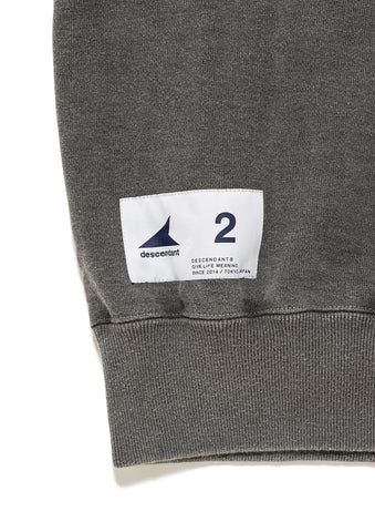 PE CREW NECK PIGMENT DYE