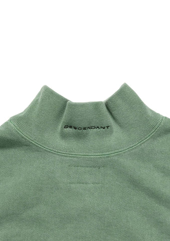 SPUR MOCK NECK PIGMENT DYE