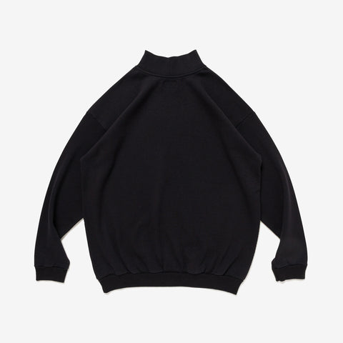 TORTOISE WAFFLE MOCK NECK LS
