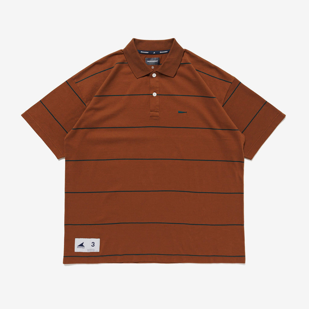 HORIZONTAL STRIPE POLO SS