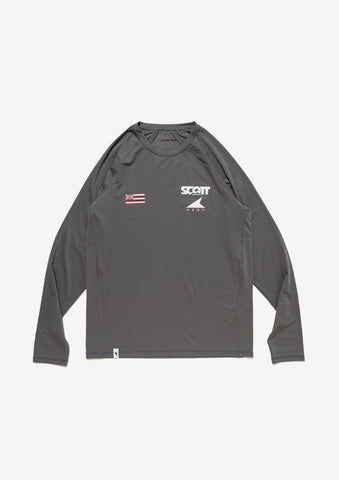 FLUKE UP RUSHGUARD LS SCOTT HAWAII