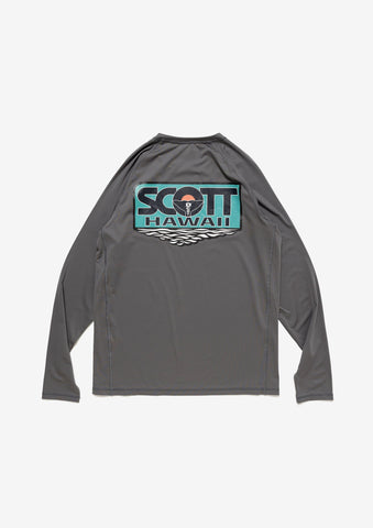 FLUKE UP RUSHGUARD LS SCOTT HAWAII
