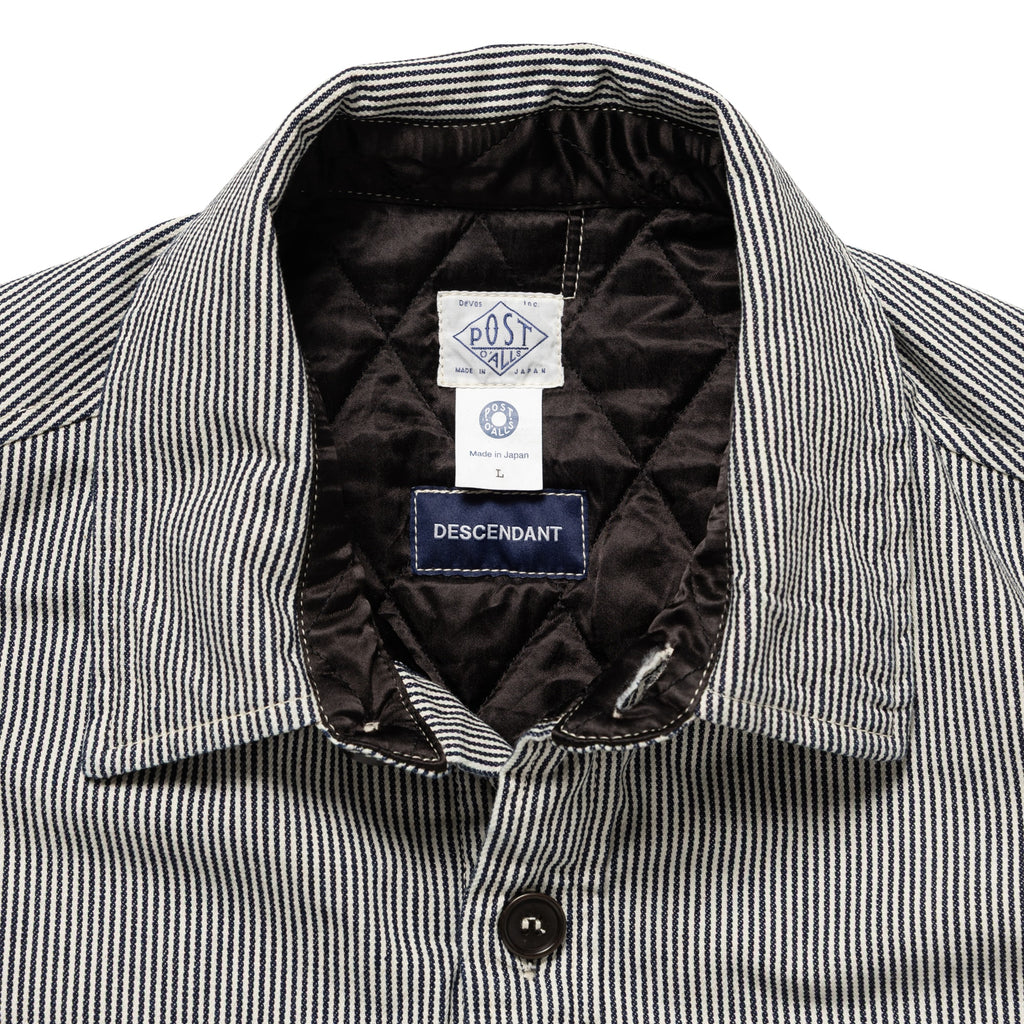 CRA90 HICKORY STRIPE JACKET POST O'ALLS