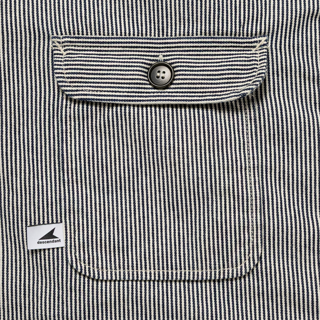 CRA90 HICKORY STRIPE JACKET POST O'ALLS