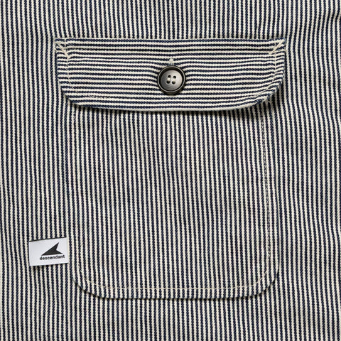 CRA90 HICKORY STRIPE JACKET POST O'ALLS