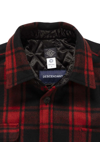 CRA90 PLAID JACKET POST O'alls