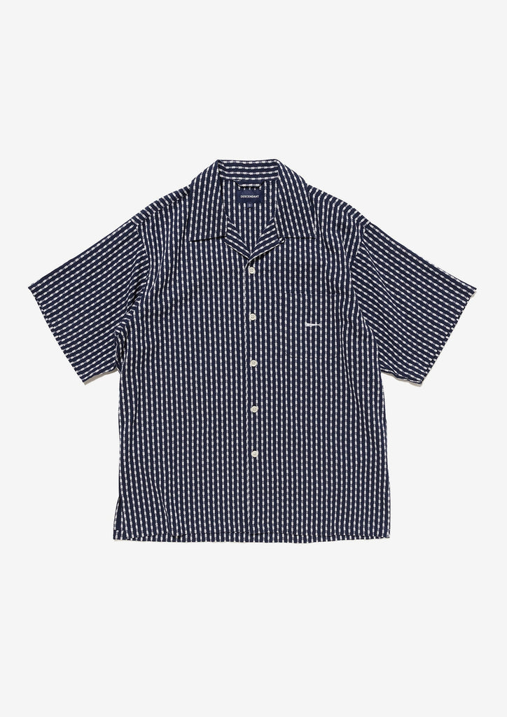 PIER OPEN COLLAR TEXTILE SS SHIRT