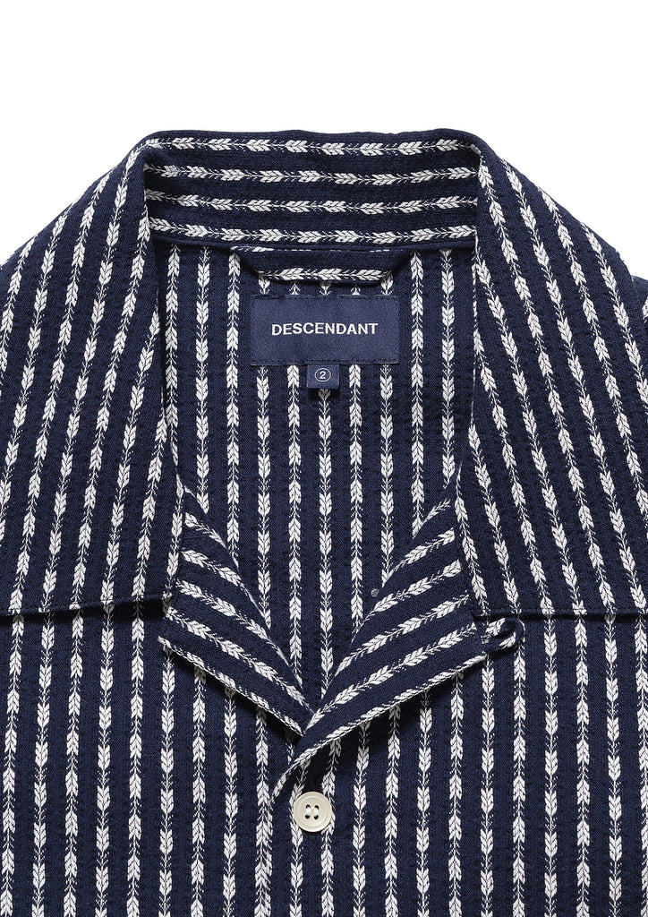 PIER OPEN COLLAR TEXTILE SS SHIRT