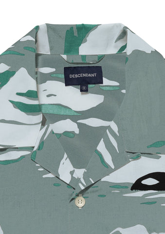 EDGD OPEN COLLAR TEXTILE SS SHIRT
