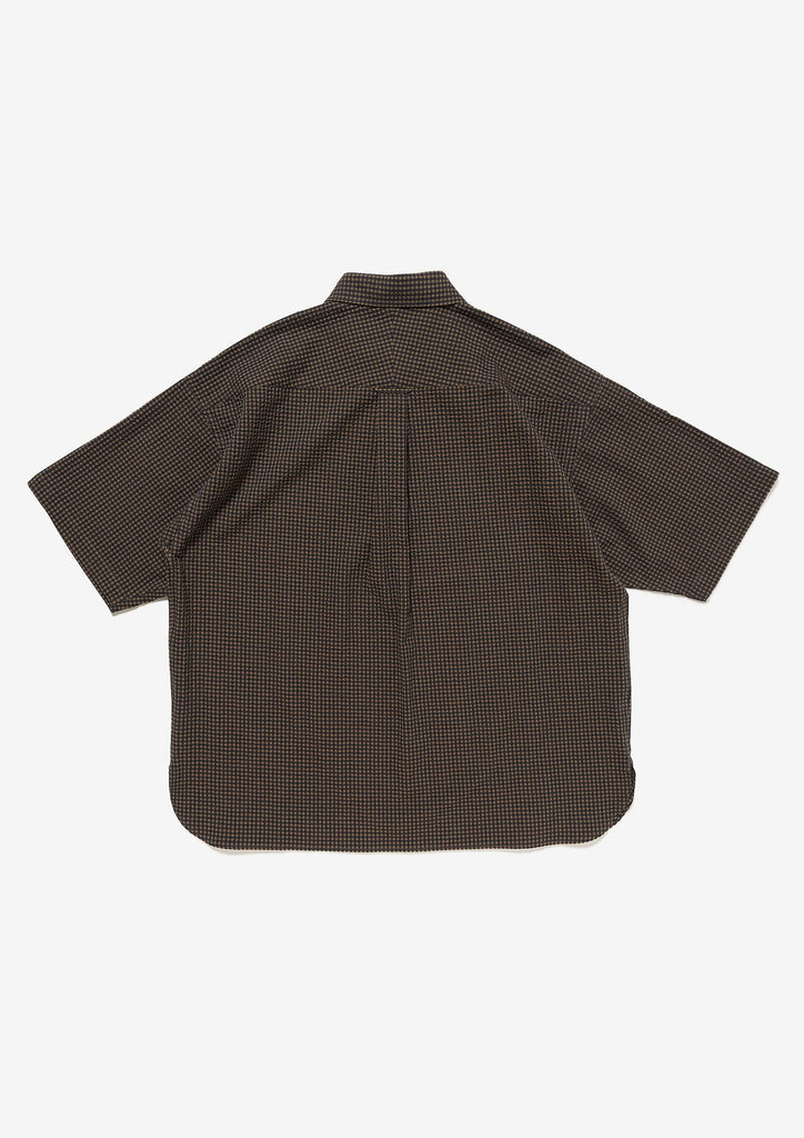 VOIL PULLOVER PLAID SS SHIRT