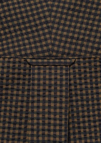 VOIL PULLOVER PLAID SS SHIRT