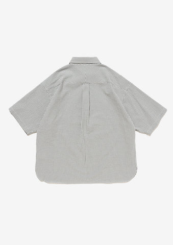 VOIL PULLOVER PLAID SS SHIRT