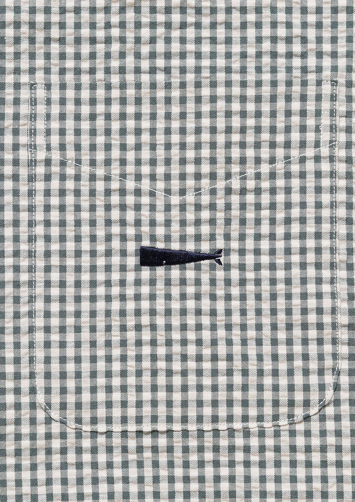 VOIL PULLOVER PLAID SS SHIRT