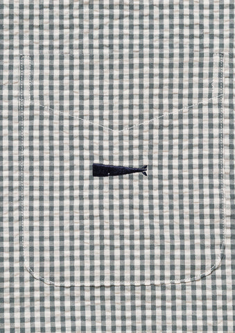 VOIL PULLOVER PLAID SS SHIRT