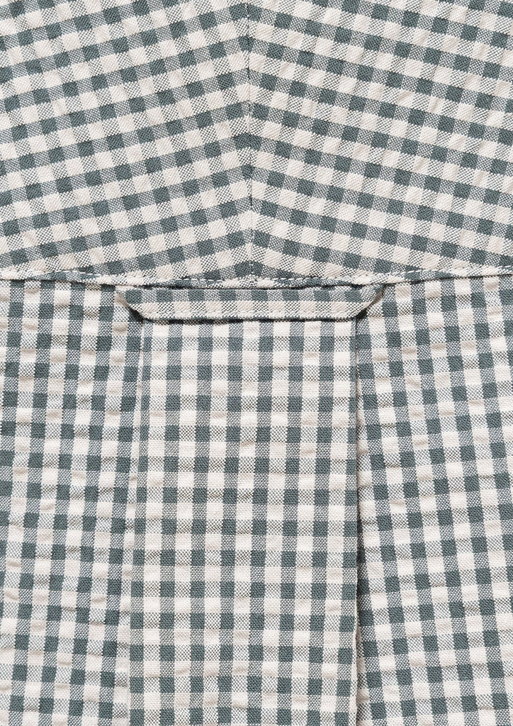VOIL PULLOVER PLAID SS SHIRT