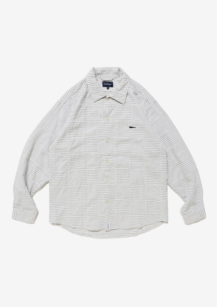 MILPITAS PATCHWORK LS SHIRT
