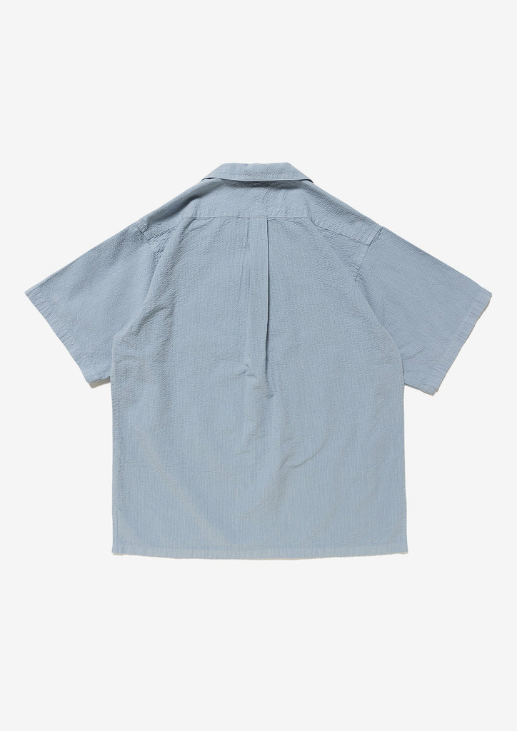 S WIND OPEN COLLAR SEERSUCKER SS SHIRT