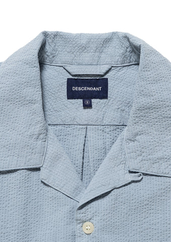 S WIND OPEN COLLAR SEERSUCKER SS SHIRT