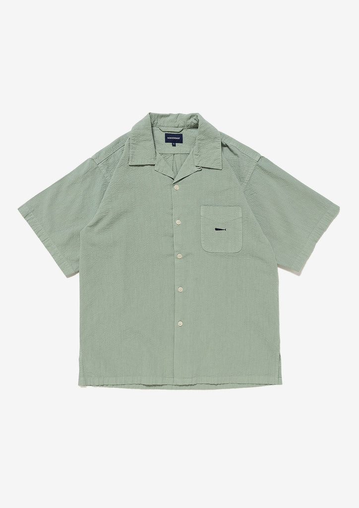 S WIND OPEN COLLAR SEERSUCKER SS SHIRT