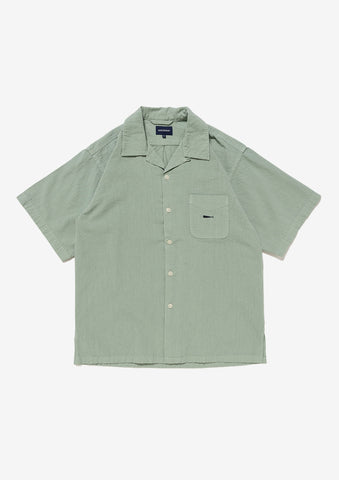S WIND OPEN COLLAR SEERSUCKER SS SHIRT