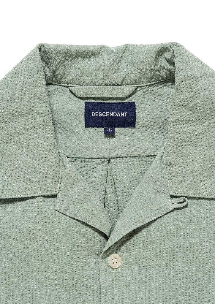 S WIND OPEN COLLAR SEERSUCKER SS SHIRT
