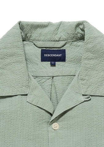 S WIND OPEN COLLAR SEERSUCKER SS SHIRT