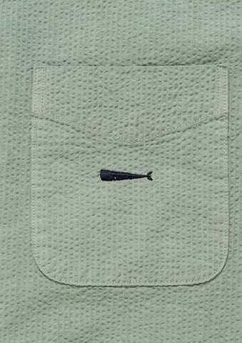 S WIND OPEN COLLAR SEERSUCKER SS SHIRT