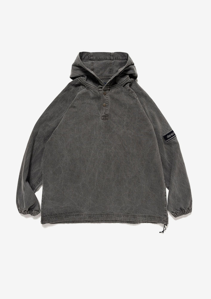 MOLE HOODED LS SHIRT PIGMENT DYE