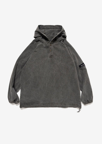 MOLE HOODED LS SHIRT PIGMENT DYE