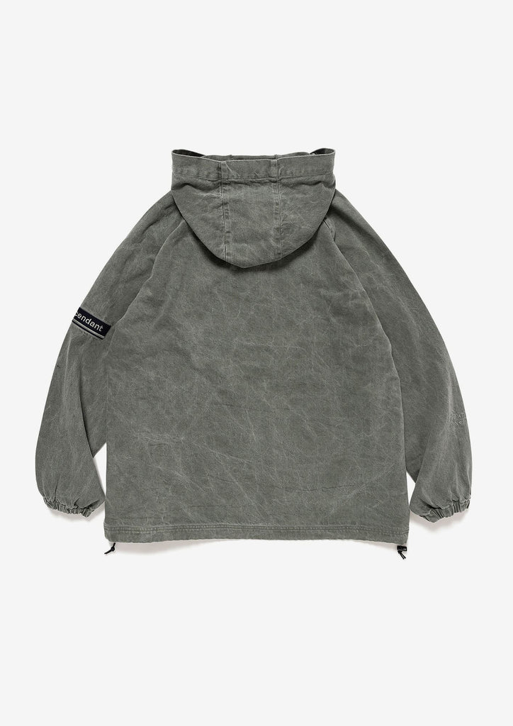 MOLE HOODED LS SHIRT PIGMENT DYE