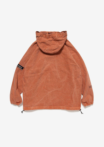 MOLE HOODED LS SHIRT PIGMENT DYE