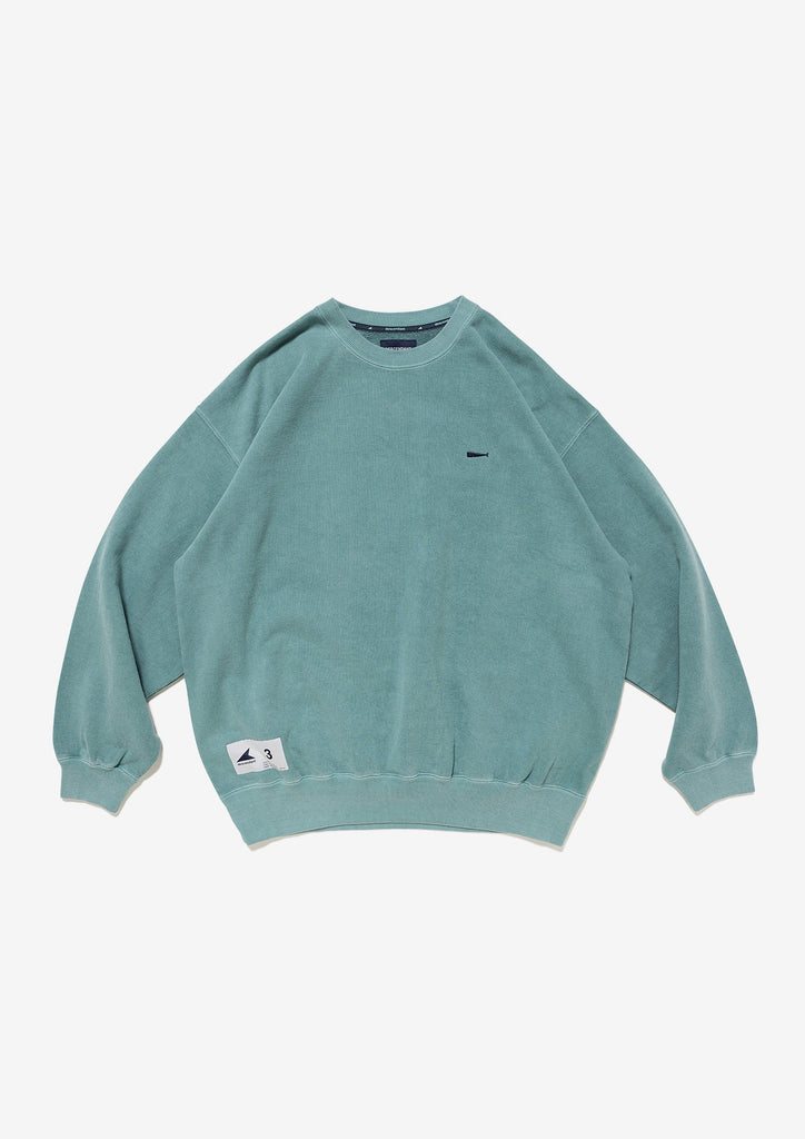 PE CREW NECK PIGMENT DYE