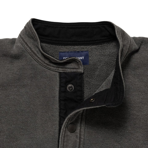 VOIL HENLEY NECK PIGMENT DYE