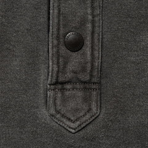 VOIL HENLEY NECK PIGMENT DYE