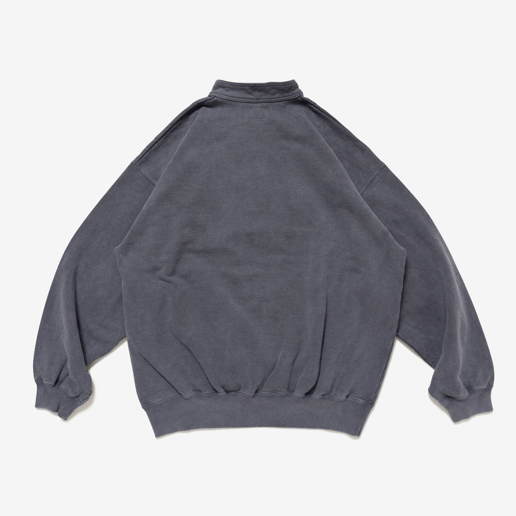 VOIL HENLEY NECK PIGMENT DYE
