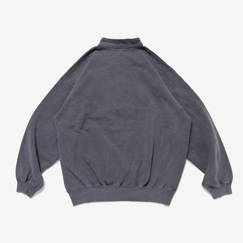 VOIL HENLEY NECK PIGMENT DYE