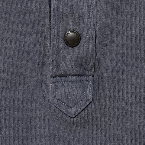 VOIL HENLEY NECK PIGMENT DYE