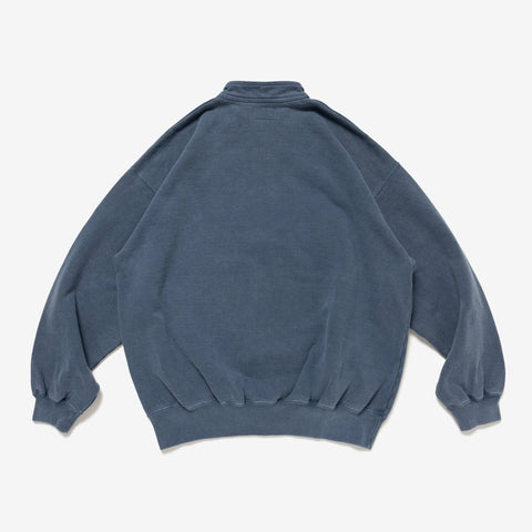 VOIL HENLEY NECK PIGMENT DYE