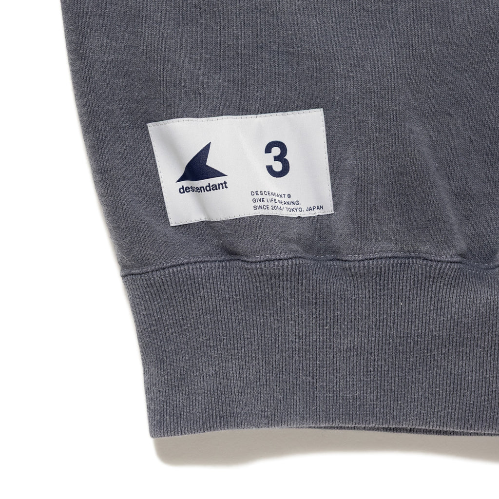 CETUS CREW NECK PIGMENT DYE