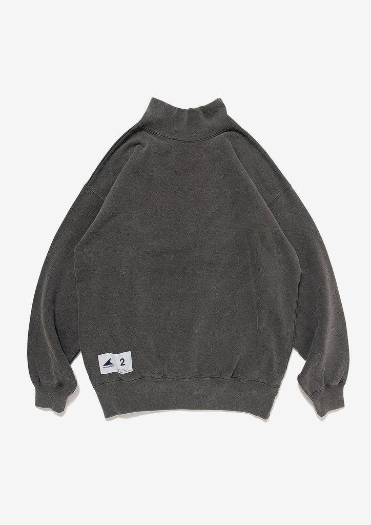SPUR MOCK NECK PIGMENT DYE