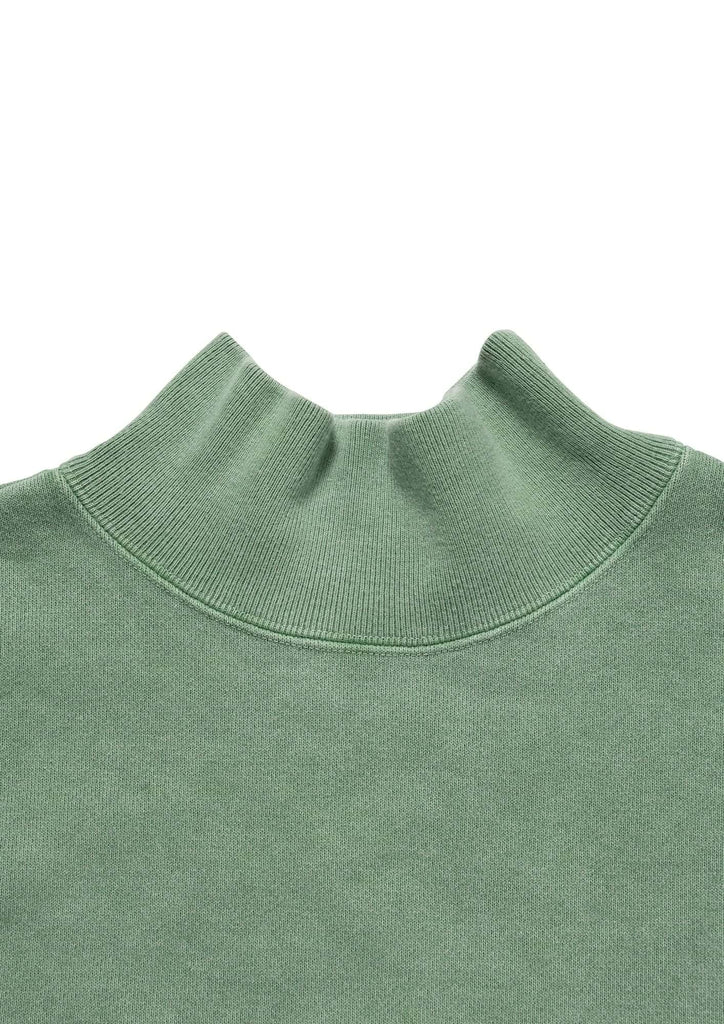 SPUR MOCK NECK PIGMENT DYE