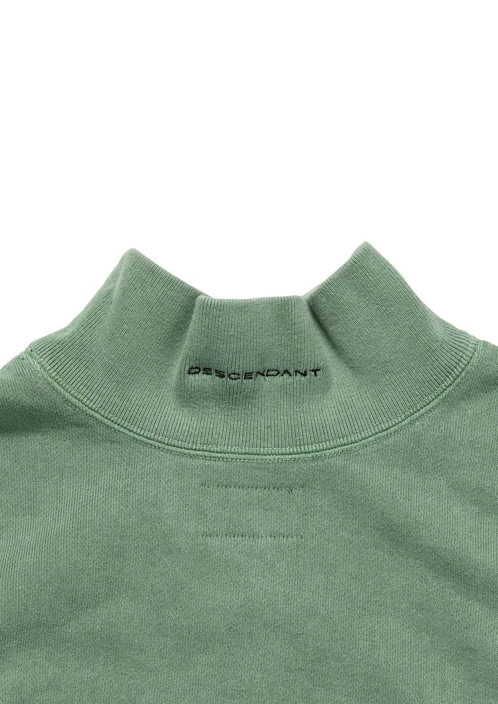 SPUR MOCK NECK PIGMENT DYE